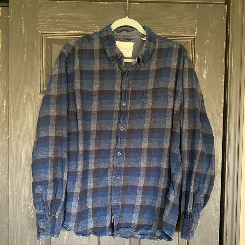 Weatherproof Vintage Blue flannel